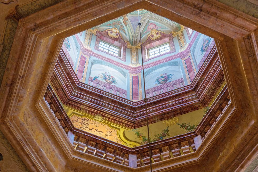 Sala Terrena in the Rastatt Favorite Palace in Germany